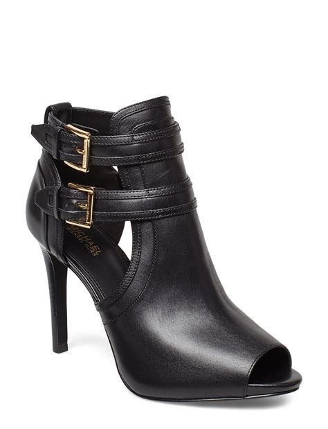 michael kors shoes black|michael kors open toe boots.